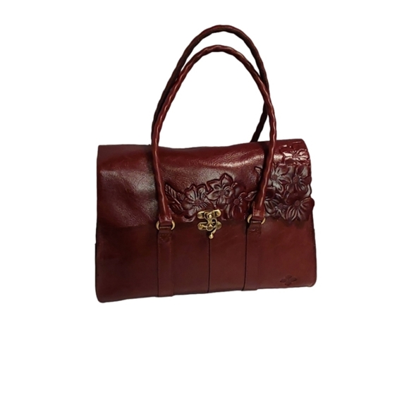 PATRICIA NASH HAND TOALED BRITISH TAN LEATHER HANDBAG - Picture 1 of 4